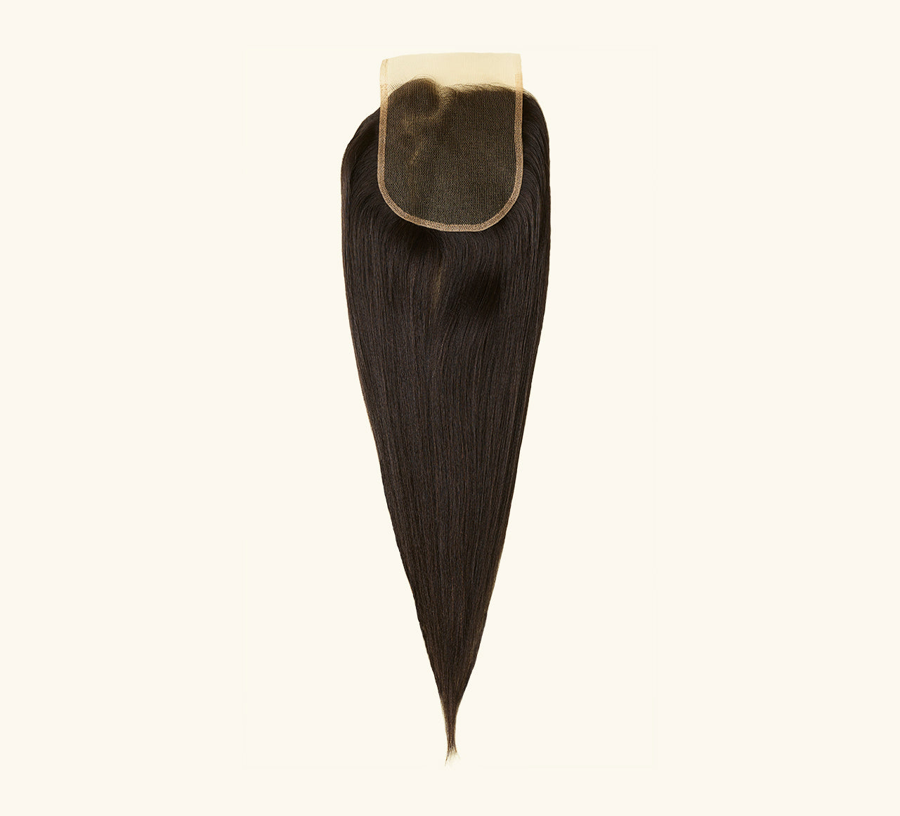 Virgin Peruvian Yaki Straight 5” x 5” Standard Lace Closure