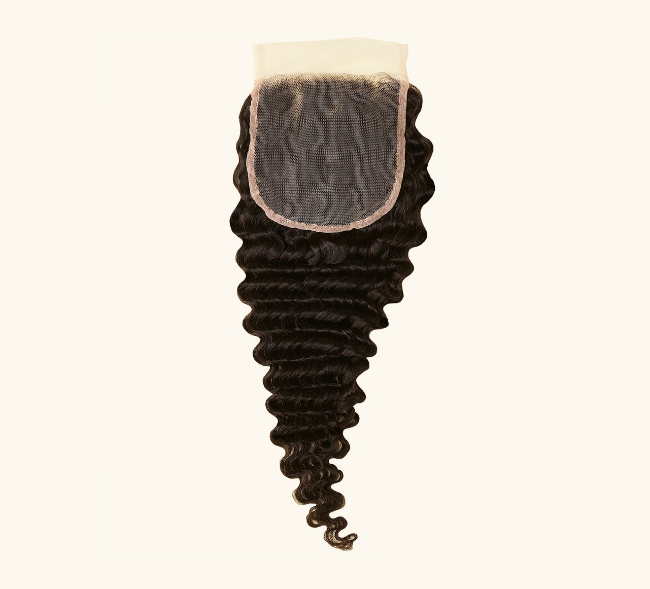Virgin Peruvian Deep Wave 5” x 5” Standard Lace Closure
