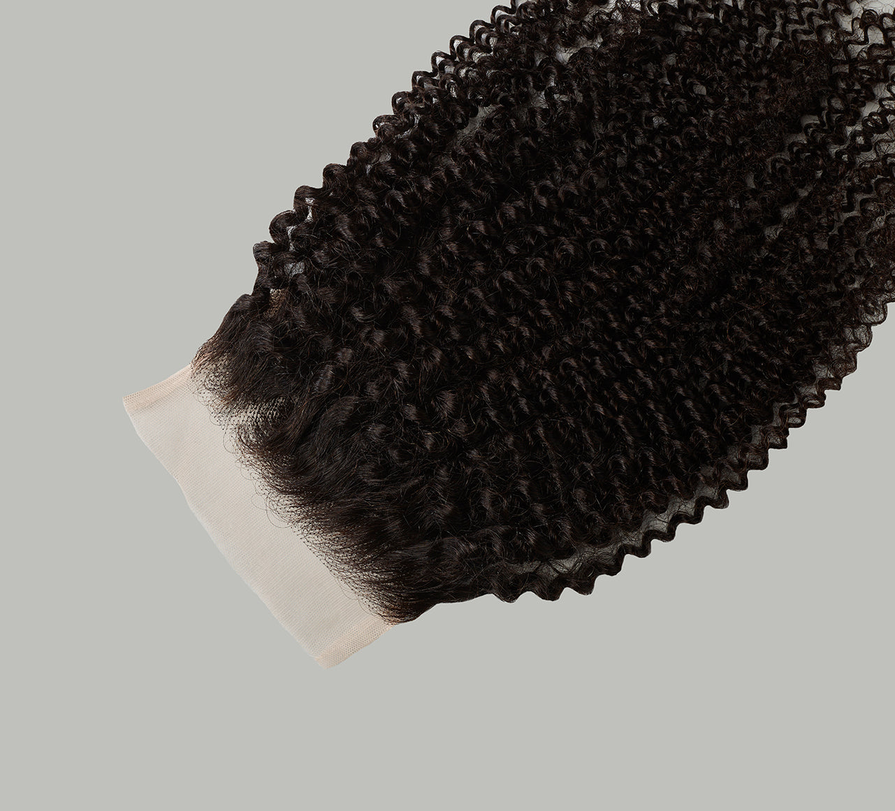 Virgin Peruvian Curly 5” x 5” Standard Lace Closure
