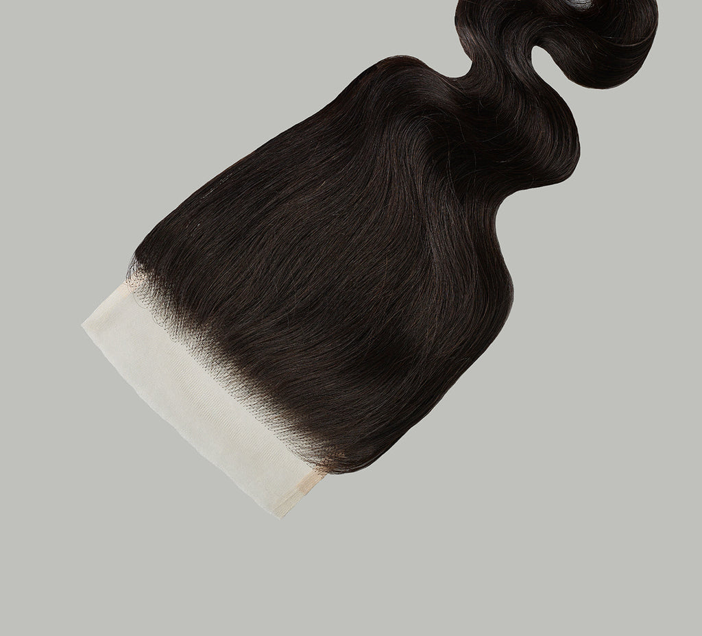 brazilian loose wave 5x5 lace closure virgin hair ，soft loose waves lace edges visible natural hairline glueless