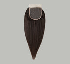 Virgin Brazilian Kinky Straight 5” x 5” Standard Lace Closure