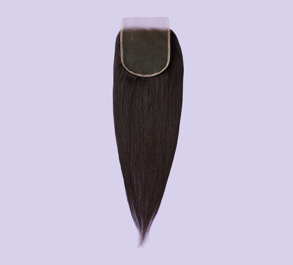 Virgin Peruvian Straight 5” x 5” Standard Lace Closure