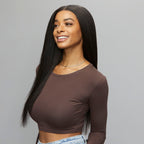 Virgin Brazilian Kinky Straight 5” x 5” Standard Lace Closure